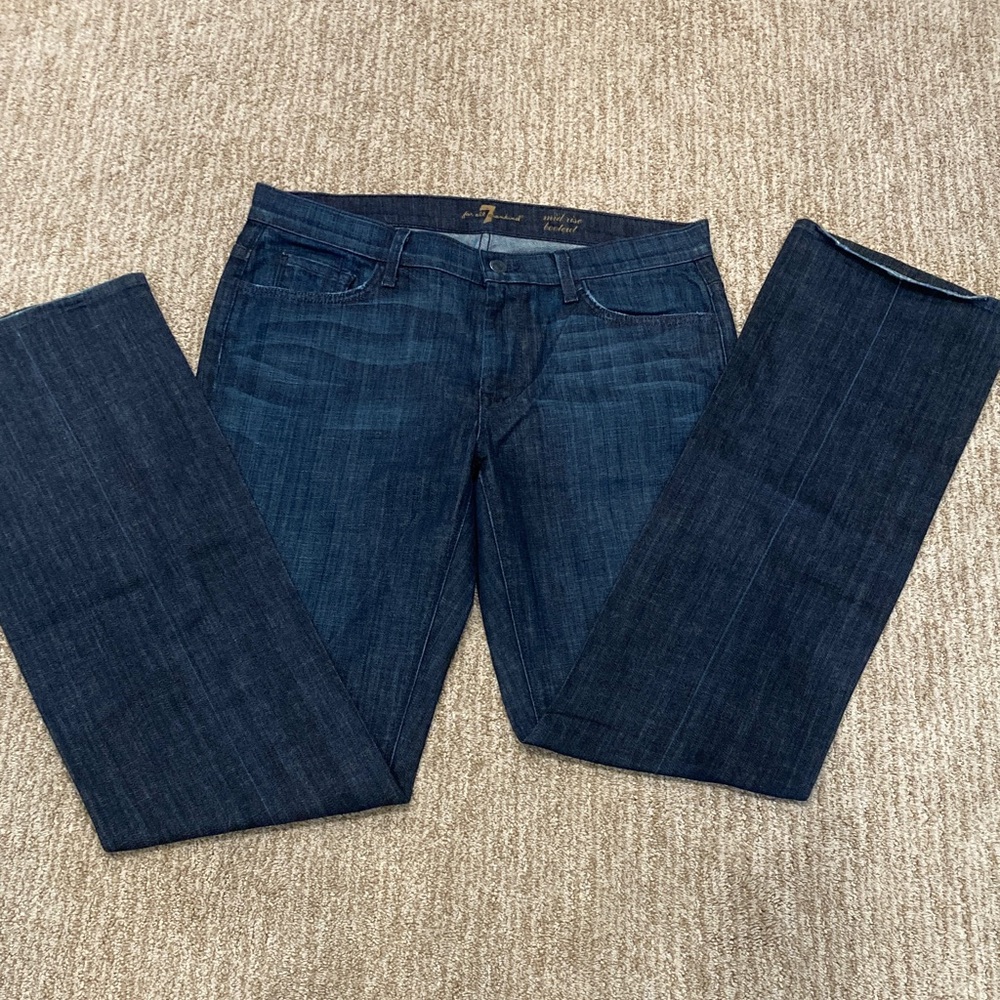 7 For All Mankind Women’s Indigo Denim Pants